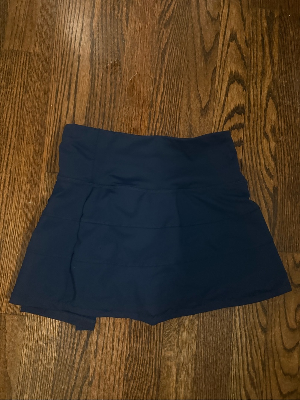 Navy Women's Active Mini Skirt with Built-In Shorts